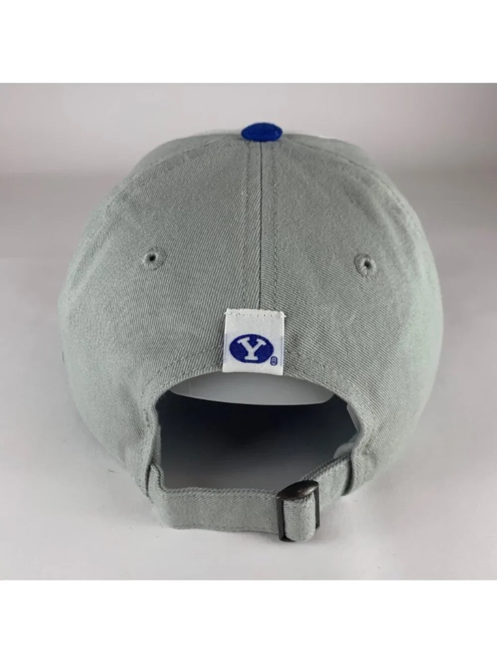 BYU Cougars NCAA Blue White Gray Captivating Relaxed Fit Strapback Hat